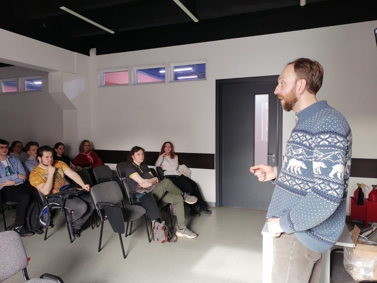 Оператор Станислав Шуберт провел лекции о съемках  документального фильма на Шпицбергене